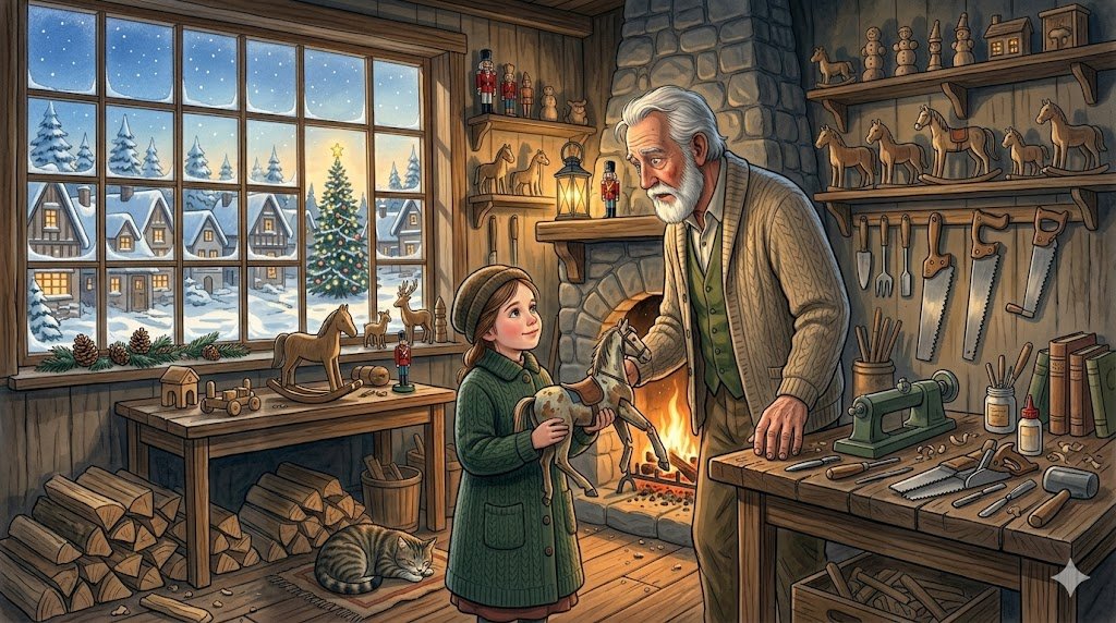 Ilustración 2 de El viejo Carpintero y el Regalo de Navidad